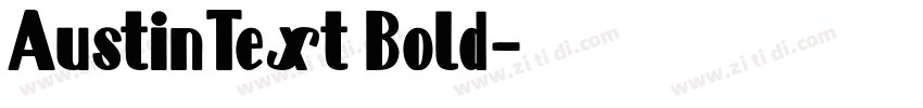 AustinText Bold字体转换 AustinText Bold字体转换